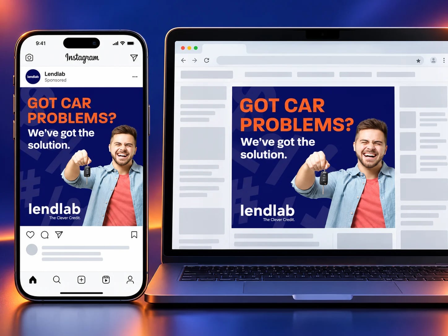 LendLab: Instagram and display ads